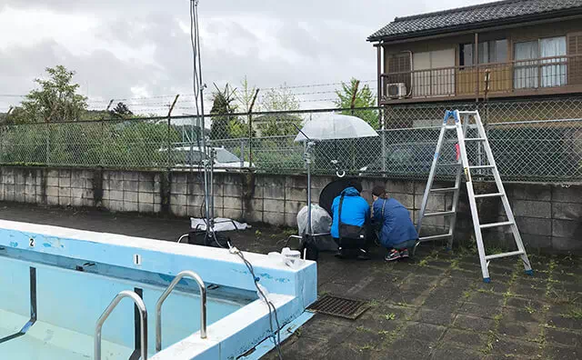 長南東小学校　プール