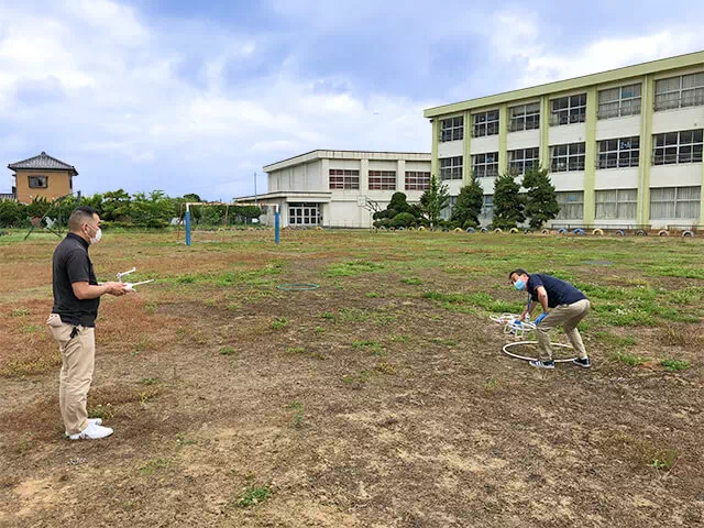 茨城河内校　屋外練習