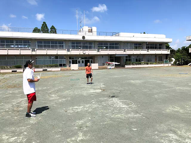 千葉長南校　屋外フライト訓練