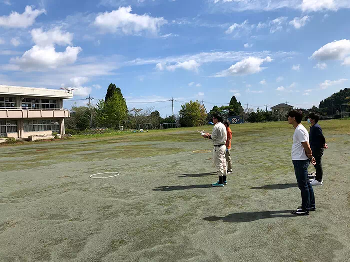 千葉長南校　屋外フライト訓練