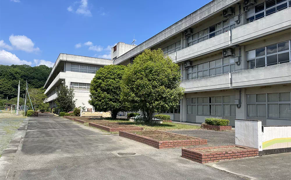 東小川小学校スタジオ 花壇
